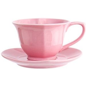 Chanshova 180Ml Keramische Schattige Koffie Kopjes En Schotel Set Porselein Theekopje Set Paar Melk Mok G200