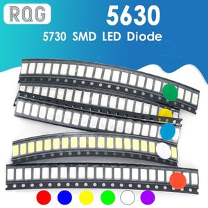 100Pcs 5630/5730-Cw/Ww 0.5W-150Ma 50-55lm 6500K Wit Licht Smd 5730 5630 Led 5730 Diodes (3.2 ~ 3.4V)