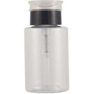2 stuks 160ml wasbare water fles Zwarte Toner Druk Make-Up Remover Ontlading Fles Reizen Cosmetica Fles BQ046
