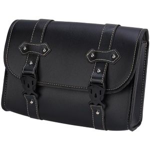 Nieuw-Universele Motorcycle Zadeltas Model Side Pu Lederen Bagage Zadeltas Opslag Tool Pouch Voor Sportster XL883 XL1200