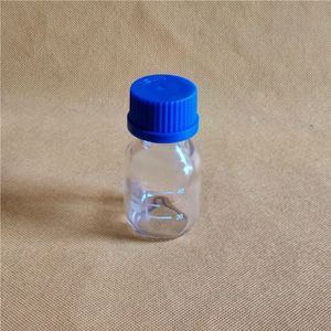 50 ML Reagensfles, afgestudeerd opslag flessen met GL45 blauw schroefdop, helder glazen fles