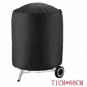 Bbq Grill Cover Outdoor Stofdicht Waterdicht Huis Tuin Anti Dust Regen Barbeque Grill Beschermhoes Oxford Doek Zwart