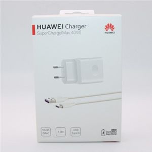 Huawei P30 Pro Snelle Lader Originele 40W 10 V/4A Eu Supercharge Adapter Usb 5A Type C Kabel mate 20 10 Pro Honor Magic 2 Nova 5