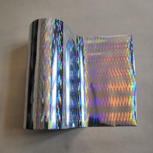 stamping folie holografische folie zilver dikke lijn patroon druk op papier of plastic warmte-overdracht film