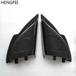 Gemodificeerde Auto Accessoires Hengfei Driehoekige Plaat Hoorn Tweeter Speakers Carbon Fiber Cover Voor Mitsubishi Lancer Ex