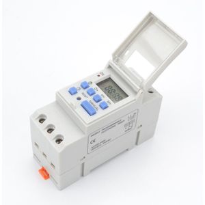 7 Dagen Programmeerbare Digitale Tijdschakelaar Relais Controle 220V 230V 6A 10A 16A 20A 25A 30A Elektronische Wekelijkse