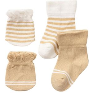 4 Pairs Herfst Winter Baby Sokken En Wanten Meisje Jongen Comfy 0-3 Maanden Baby