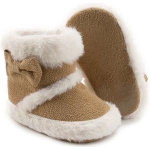 Pasgeboren Peuter Schoenen 0-18 Maanden Winter Baby Meisje Plus Klittenband Warme Schoenen Baby Soft Sole Strik snowboots