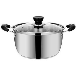 Dubbele Bodem Soeppan Fornuis Rvs Pot Non Magnetische Koken Multifunctionele Fornuis Non Stick Pot CY51113