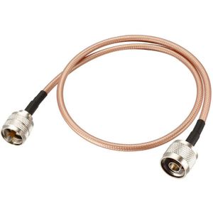 Uxcell Uhf PL259 Male Naar N Type Man Antenne Kabel 50 Ohm RG400 Coax Kabel 1Ft 1.5Ft 2Ft 6Ft