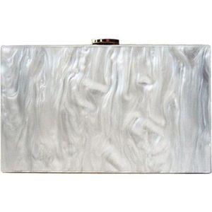 Acryl Tas Vrouwen Avond Clutch Bag Champagne Acryl Dag Koppelingen Party Purse Vrouwelijke Keten Schoudertas Messenger Bag Bolso ZD1289