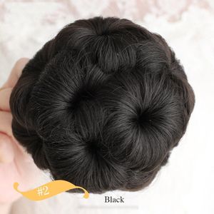 Xnaira Haar Donut Clip In Haarstukje Synthetische Hoge Temperatuur Fiber Chignon Negen Bloemen Haar Vrouwen Krullend Chignon Haar Broodje