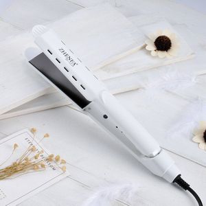 Stijltang Ijzers Snel Warm-Up Vier Versnelling Aanpassing Thermische Keramische Toermalijn Ionische Flat Iron Stijltang Verbreden pan