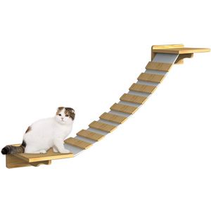 Kat Ladder Stappen Klimmen Plank Kat Brug Klimmen Muur Hout Stap Huisdier Kitten Bed Krabpaal Springen Brug Huisdier Meubels