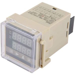 ZN48 AC220V Digitale Tijdrelais Counter Multifunctionele Roterende Snelheid Frequentie Meter