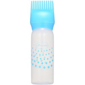 1Pc Haar Verven Coloring Applicator Flessen Wortel Kam Applicator Fles Dispenser Met Kam Salon Haar Tools