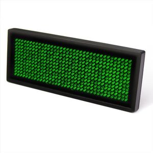 Groene LED naambadge teken Scrollen reclame met USB Programmering * Venster 8 Compatibel