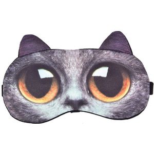 Leuke Kat Hond Slaap Masker Slaapmasker Cover Oogmasker Natuurlijke Slapen Zachte Blinddoek Eyepatch Vrouwen Mannen Sleep Eyeshade Eye Cover