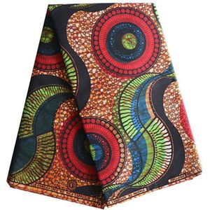 100% Katoen Ankara Prints Batik Stof Echte Wax Pagne Afrikaanse Tissu Wax Beste Materiaal Voor Vrouw Jurk Ambachten