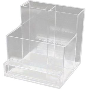 Nagel Polijstmachine Display Box Nail Manicure Opbergdoos Draagbare Container Acryl Organizer Nail Gereedschap