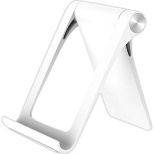Tablet Stand Voor Ipad Samsung Universal Opvouwbaar Verstelbare Mobiele Telefoon Stand Voor Iphone 5 6 7 X Wit