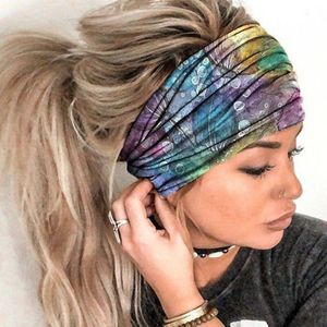 Tulband Hoofdband Zweet Band Elastische Sport Haarbanden Head Band Yoga Hoofdbanden Hoofddeksels Headwrap