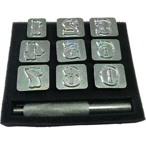 Carving Lederen Art Alfabet Set Letters Stempel Handgemaakte Duurzame Metalen Diy Gereedschap DC156