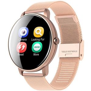 Full Touch Smart Horloge Vrouwen Bloeddruk Fitness Tracker Smart Klok Waterdichte Sport Smartwatch Horloge Voor Android Ios