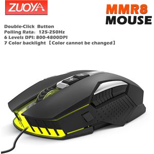 Originele Bedrade Rgb Gaming Mouse Optical Gamer Muizen Verstelbare Dpi Met Backlight Voor Laptop Computer Pc Professionele Game