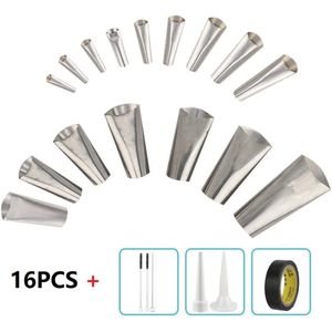 22Pcs Kalefateren Nozzle Applicator + Borstel Lijm Nozzle Tape Breeuwen Afdichting Gereedschap