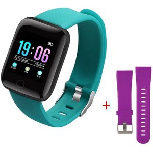 Kleur Screen Bluetooth Smart Wearable Horloge Fitness Hartslagmeter Call Bericht Herinnering Mannen Vrouwen Horloges Polsbandjes