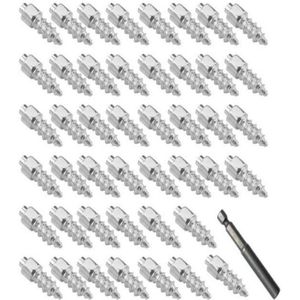 100 stks/set Anti-Slip + professionele tools Automobile Stud Winter Wiel Auto Motorfiets Band Studs Schroef