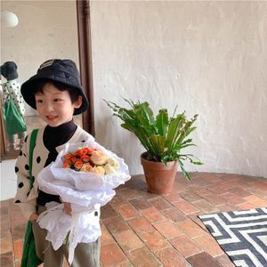 Herfst Winter Kids Dot Gebreide Vest Unisex Broer En Zus Truien Jassen Broers