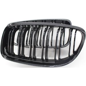 2 Stuks Auto Grille Gloss Black Inlaat Grill Voor B-MW 3 Serie E90 E91 318 320i 325i 330i 09-11 Accessoires