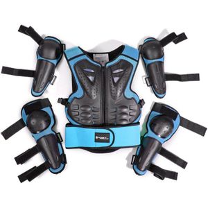 Motorfiets Kinderen Armor Bescherming Sets 5-13 Leeftijd Kinderen Skateboard Snowboard Ski Roller Hockey Sport Full Body Protector Suits