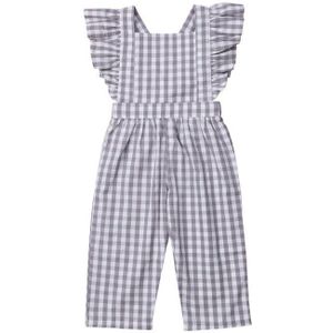 Lente Bobo Stijl Baby Overalls 0-5yrs Meisjes Katoenen Plaid Harembroek Baby Kids Peuters PP Broek Baby Harembroek jumpsuit