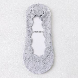 Kant Boot Sokken Vrouwen Onzichtbare Sokken Vrouwen Zomer Dunne Ondiepe Mond Sokken En Najaar Puur Katoen Bodem siliconen