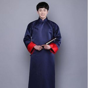 Black Chinese Mannen Robe Kimono Faux Zijde Bad Gown Badjas Nachtjapon Nachtkleding Hombre Pijama