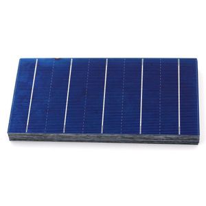 40/50/100 Pcs 2.4W 4.28A Zonnecellen 156X78 Mm Hoog Rendement Goedkope Grade Een pv Diy Fotovoltaïsche Polykristallijne Zonnepaneel