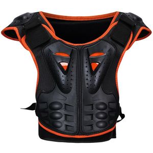 Kind motorfiets armor kids motocross skiën skate buiten sport borst shouler terug protector Paardensport armor jacket