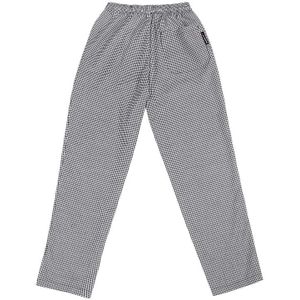 Pantalones para chef brand houndstooth chef broek voor man en vrouw baggy le chef broek uniformen