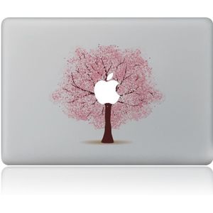 Roze liefde boom vinyl decal laptop sticker voor macbook pro air 13 inch cartoon laptop skin shell voor mac boek