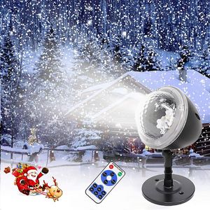Verbeterde Sneeuwvlok Projector Licht Decoratieve Lamp Licht Waterdichte Fonkelende Landschap Xmas Us/Uk/Eu/Au plug