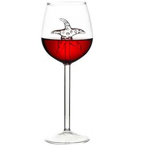 300ml Zee Paard/Zeester/Dolfijn Rode Wijn Glazen Beker Bekers Sap Drinken Champagne Goblet Party Bar Keuken bar Benodigdheden