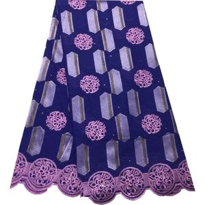 Afrikaanse Kant Stof 2022 Kant Puur Katoen Borduurwerk Nigeriaanse Droge Kant Stof Met Stenen Voor Bruiloft Dres YPL12156