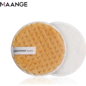 1 Pc 6 Kleuren Lui Make-Up Remover Puff Dubbelzijdig Microfiber Make-Up Remover Puff Non-Lint non-Stab Gezicht Poederdons