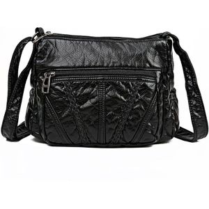 Vrouwen Schoudertassen Vintage Messenger Bag Voor Vrouwen Pu Lederen Emmer Tassen Dames Handtassen Crossbody Tas Voor Dames Winkelen