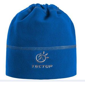 Mannen Vrouwen Tectop Lente Winter Outdoor Riding Camping Wandelen Reizen Klimmen Winddicht Thermische Jogging Cap Houden Warme Fleece Muts