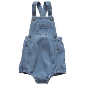 Kinderen Meisje Jumpsuit 2022 Voorjaar Kinderen Jeans Kinderen Werkkleding Meisjes Kleding Denim Jumpsuit Kinderen meisjes