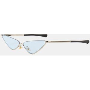 ROYAL GIRL Cat Eye Zonnebril Vrouwen Semi-Rimless Eyewear Vrouwelijke Kleine Metalen Frame Oculos UV400 SS669